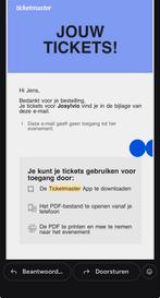 Ticket josylvio, Eén persoon