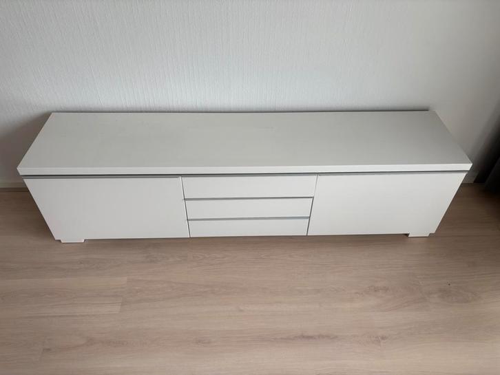 IKEA Burs Tv meubel, wit VANDAAG OPHALEN!, Huis en Inrichting, Kasten | Televisiemeubels, Gebruikt, Minder dan 100 cm, 150 tot 200 cm