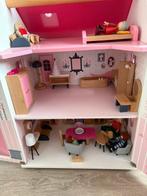 Poppenhuis met meubels, Ophalen, Zo goed als nieuw, Poppenhuis