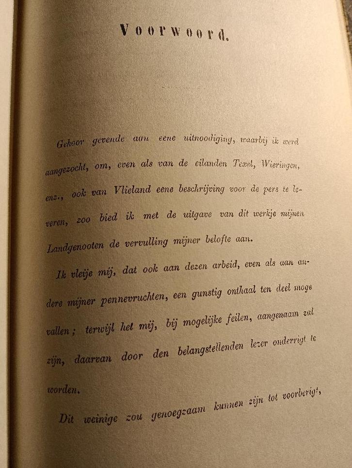 1857 FACS 1970 Het eiland Vlieland Allan izgstaat!, Antiek en Kunst, Antiek | Boeken en Bijbels, Ophalen of Verzenden