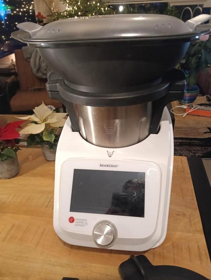 Lidl Silvercrest Monsieur Cuisine Connect, Witgoed en Apparatuur, Keukenmixers, Zo goed als nieuw, 2 tot 3 liter, 3 snelheden of meer