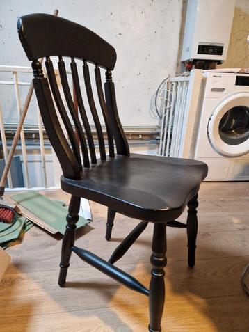 Zwarte eetkamerstoelen 3 stuks horeca stijl beschikbaar voor biedingen