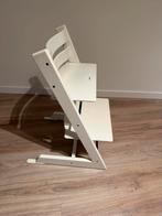 Stokke Tripp Trapp kinderstoel wit, Kinderen en Baby's, Kinderstoelen, Ophalen, Gebruikt, Meegroeistoel, Aanschuifbaar