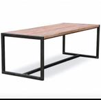 Mangohouten eettafel 240x100, Huis en Inrichting, Tafels | Eettafels, 100 tot 150 cm, 200 cm of meer, Ophalen of Verzenden, Zo goed als nieuw