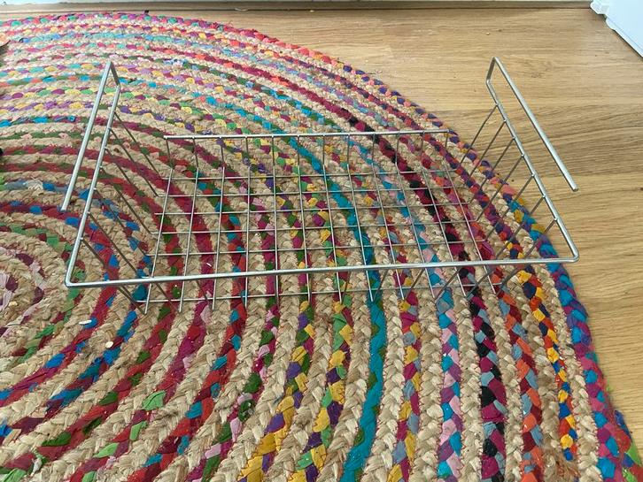 2x Metalen Hangmand Draadmand Schuifmand Kastmand, Huis en Inrichting, Keuken | Keukenbenodigdheden, Zo goed als nieuw, Ophalen of Verzenden