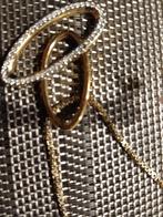 Swarovski ketting collecter item met Swarovski steentjes, Overige materialen, Bruin, Ophalen of Verzenden, Zo goed als nieuw