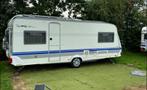 Hobby 560 Exclusive (2004) – 2e eigenaar, Caravans en Kamperen, Caravans, 70 kg, Rondzit, Hobby, Particulier