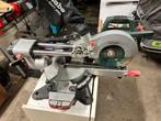 Metabo kgs 216M afkortzaag met trekfunctie, laser en LEDlamp, Doe-het-zelf en Verbouw, Gereedschap | Zaagmachines, Ophalen, Gebruikt