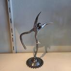 Beeld van danseres - ballerina - oude tang - metal art, Ophalen of Verzenden