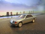 Mercedes Benz C124 Herpa lichtblauw-metallic gemodificeerd, Hobby en Vrije tijd, Modelauto's | 1:87, Ophalen of Verzenden, Zo goed als nieuw