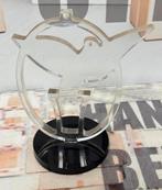 XL vogel acryl trofee rond transparant decoratie modern art, Ophalen of Verzenden