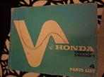 Honda four cb 550F / F1 onderdelenboek, Ophalen of Verzenden, Zo goed als nieuw