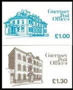 GUERNSEY 1983 £ 1.00 + £ 1.30 Postzegelboekjes, SG.: SB25/26, Verzenden, Postfris