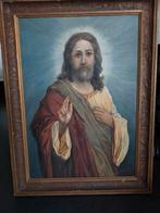 Schilderij op hout te koop., Antiek en Kunst, Ophalen