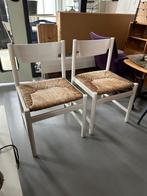Vintage design Pastoe eetkamerstoelen, Dutch design, Huis en Inrichting, Stoelen, Ophalen, Riet of Rotan, Gebruikt, Twee