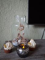 Leuke decoratie..  glazen vaas 25cm hoog, Ophalen, Overige kleuren, Minder dan 50 cm, Glas