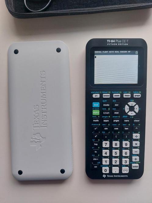 Ti-84 Plus CE-T (python edition) rekenmachine in etui, Diversen, Rekenmachines, Zo goed als nieuw, Ophalen of Verzenden