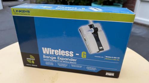 LinkSys WRE54G Wireless-G range expander, Computers en Software, WiFi-versterkers, Zo goed als nieuw, Ophalen of Verzenden