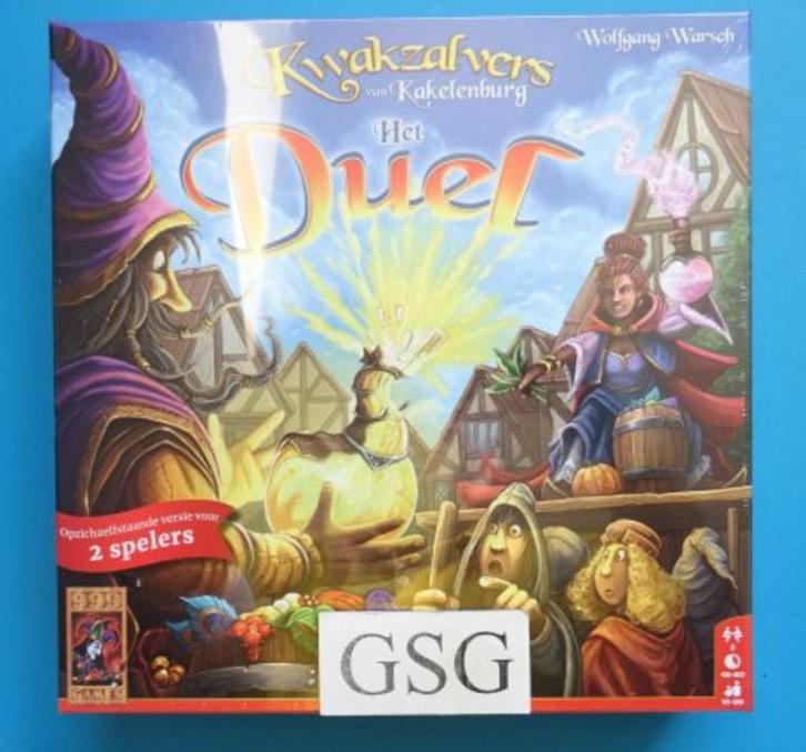 De Kwakzalvers van Kakelenburg het duel nr. 999-KWA06-00, Hobby en Vrije tijd, Gezelschapsspellen | Bordspellen, Nieuw, Ophalen