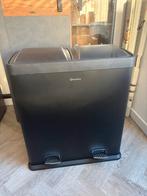 Homra prullenbak 2x 30L, Huis en Inrichting, Woonaccessoires | Prullenbakken, Ophalen, Gebruikt, Met pedaal, 40 liter of meer