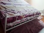 Bed met 2 nachtkastjes, Ophalen, Wit, Tweepersoons, Zo goed als nieuw