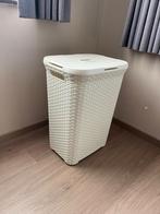 wasmand Curver gebroken wit met deksel, Huis en Inrichting, Badkamer | Badtextiel en Accessoires, Ophalen, Zo goed als nieuw, Wit