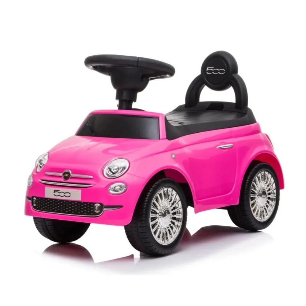 Roze Fiat 500 Loopauto -, Ophalen of Verzenden, Zo goed als nieuw, Loopvoertuig