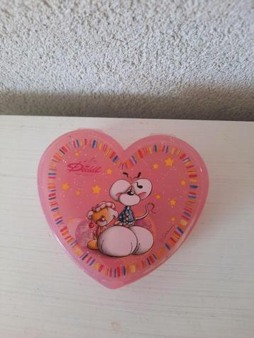 Diddl Klein Roze Hartjes Bakje Opbergbakje beschikbaar voor biedingen