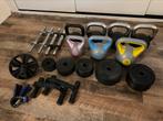 Dumbbell + kettlebell + accessoires | gewichten, Sport en Fitness, Ophalen, Zo goed als nieuw, Kettlebell