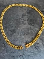 Dikke Koningsketting Cubaanse Schakel 18 karaat Doublé NIEUW, Ophalen of Verzenden, Nieuw, Goud, Goud