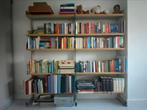 Vintage/retro bibliotheek boekenkast jaren 70/80, Ophalen, Gebruikt, 50 tot 100 cm, 150 tot 200 cm