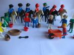 Playmobil /Geobra 1974 8 paarden 16 poppentjes Kruiwagen enz, Kinderen en Baby's, Speelgoed | Playmobil, Ophalen of Verzenden