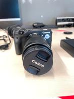 Canon EOS M3 met 11-22mm en 55-200mm lenzen + accessoires, Audio, Tv en Foto, Fotocamera's Digitaal, Gebruikt, Canon, Compact