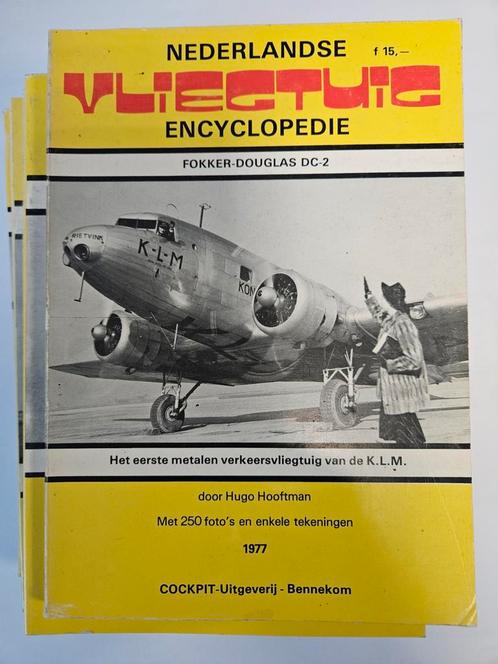 Nederlandse vliegtuig encyclopedie Hugo Hooftman, Verzamelen, Luchtvaart en Vliegtuigspotten, Gebruikt, Kaart, Foto of Prent, Ophalen of Verzenden