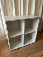 EKET Kast met 4 vakken met poten, wit, 70x35x70 cm, Ophalen, Zo goed als nieuw
