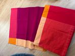 Eenpersoons dekbedovertrekset Rood/Roze/Oranje 140 x 200 cm, Eenpersoons, Dekbedovertrek, Ophalen of Verzenden, Zo goed als nieuw