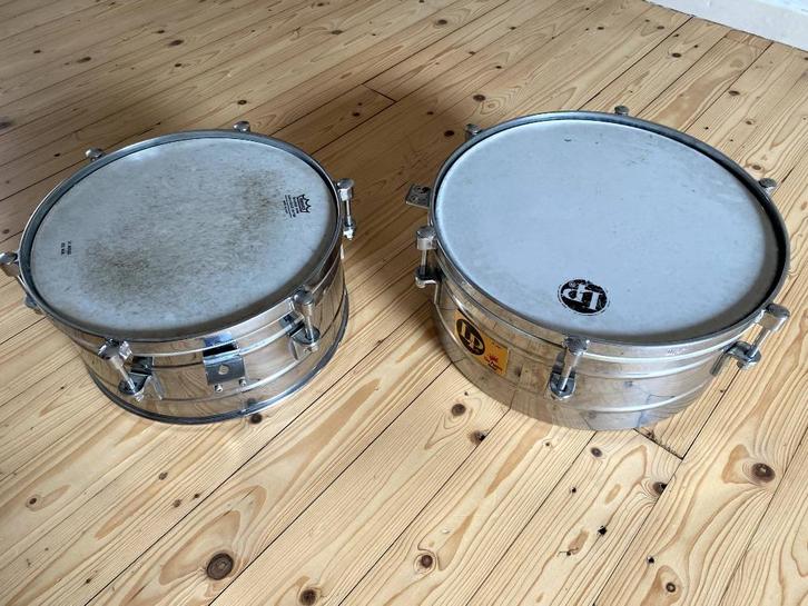 Latin Percussion Tito Puente Timbales (15" & 13"), Muziek en Instrumenten, Percussie, Gebruikt, Trommel, Ophalen of Verzenden