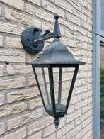 Nostalgische buitenlamp, grachten groen, aluminium., Tuin en Terras, Buitenverlichting, Gebruikt, Minder dan 50 watt, Wandlamp