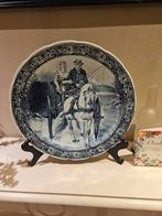 Delfts blauw bord 40cm boch belgium, Antiek en Kunst, Ophalen of Verzenden