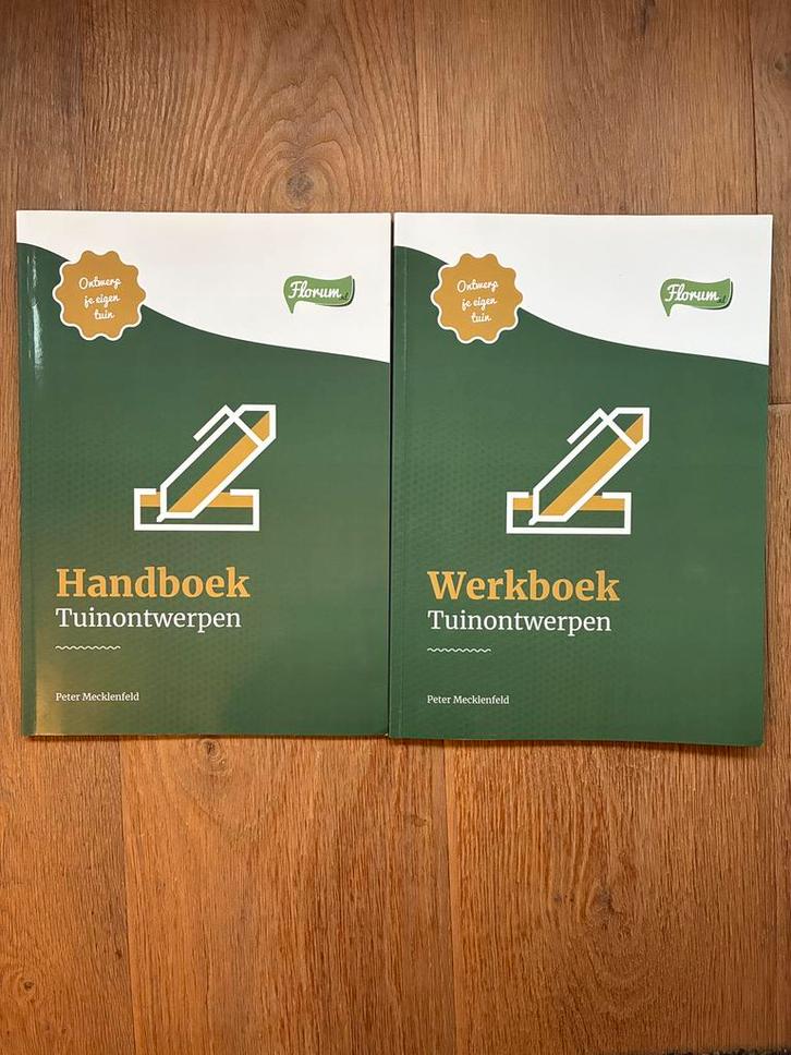 Handboek tuinontwerpen met werkboek van peter Mecklenfeld, Boeken, Advies, Hulp en Training, Zo goed als nieuw, Ophalen of Verzenden