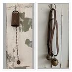 Brocante ijzeren bel - koeienbel - geitenbel - geitenbellen, Ophalen of Verzenden