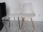 2. witte stoelen, geen problemen, Huis en Inrichting, Stoelen, Ophalen of Verzenden, Zo goed als nieuw, Wit