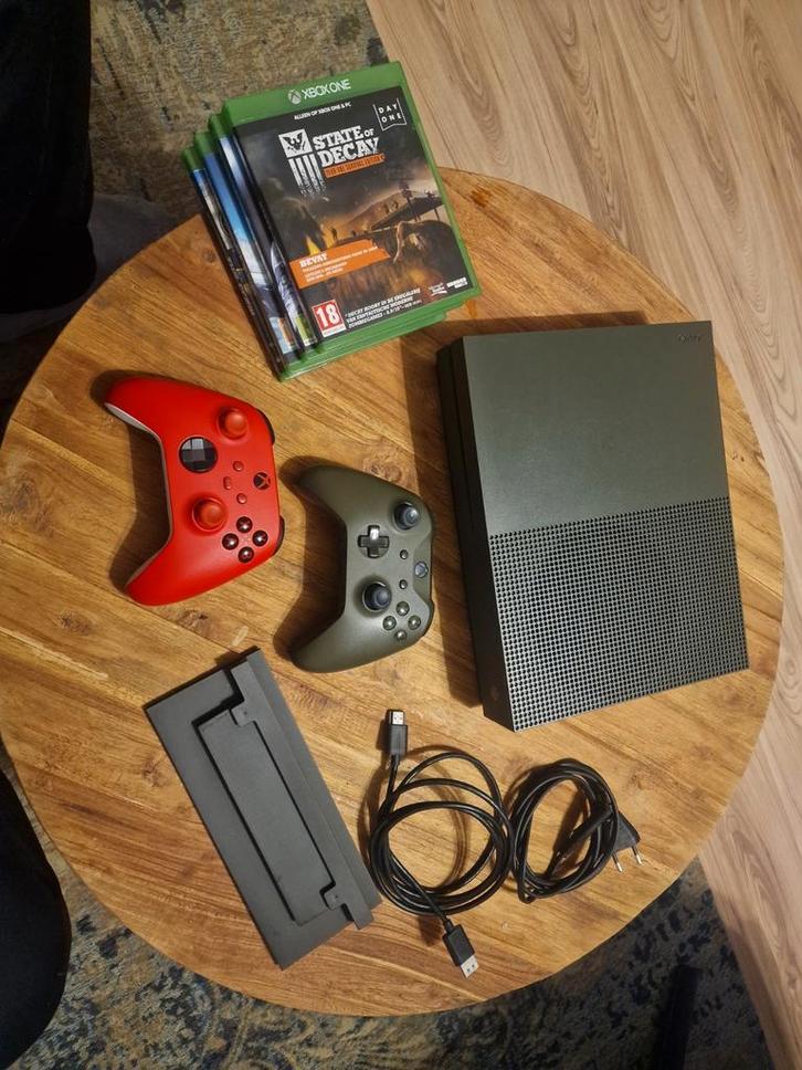 Xbox One S - Battlefield 1 Special Edition 1TB, Spelcomputers en Games, Spelcomputers | Xbox One, Zo goed als nieuw, Xbox One S