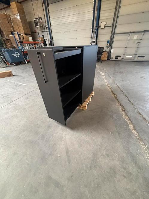 Narbutas kantoorkast/apothekerskast zwart, Huis en Inrichting, Bureaustoelen, Zo goed als nieuw, Zwart, Ophalen