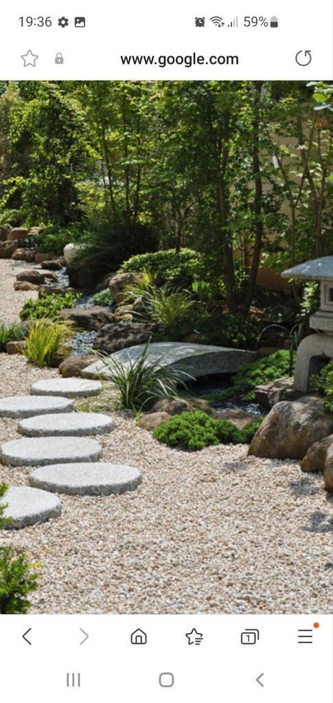 Japans Bruggetje - 80cm - Natuurlijke Look, Tuin en Terras, Grind, Keien en Split, Nieuw, Overige typen, Grijs, Overige materialen