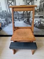Antiek bidstoeltje met knielbankje, Antiek en Kunst, Ophalen, Rechthoekig, Minder dan 50 cm, Minder dan 100 cm