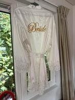 Bride badjasje, Kleding | Dames, Trouwkleding en Trouwaccessoires, Ophalen of Verzenden, Zo goed als nieuw, Wit, Accessoires