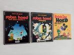 3 x Robin Hoed, Gelezen, Bob de Groot, Ophalen of Verzenden, Meerdere stripboeken