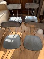 4 Stoelen en een tafel Vintage - Formica - Retro, Huis en Inrichting, Tafels | Eettafels, Ophalen, Gebruikt, 100 tot 150 cm, Vier personen
