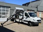 Mercedes-Benz Sprinter 513 2.2 CDI 432 Kipper Hiab 022 laadk, Auto's, Euro 5, Gebruikt, Zwart, 4 cilinders